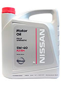 Моторное масло NISSAN 5W-40 (EU)